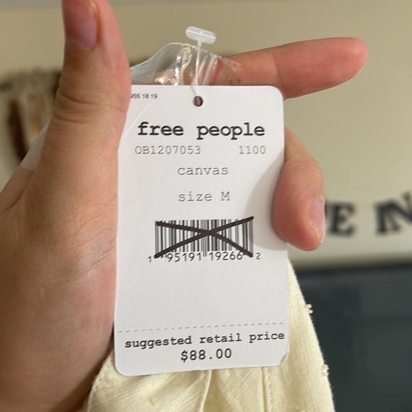 🅢🅐🅛🅔 Free People Walk In the Park Grey Blouse 👚 Ruffled Top Puff sleeve - Picture 11 of 11